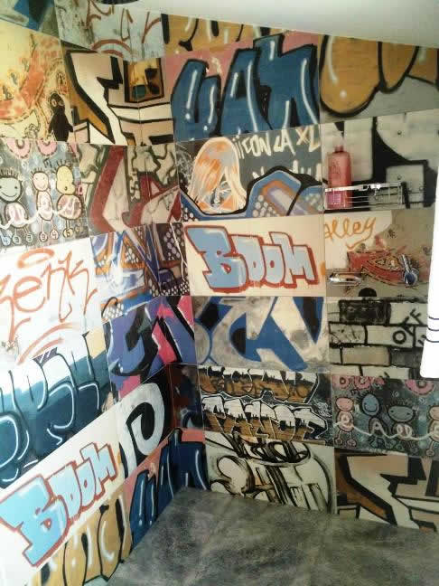 graffiti Sydney tiles