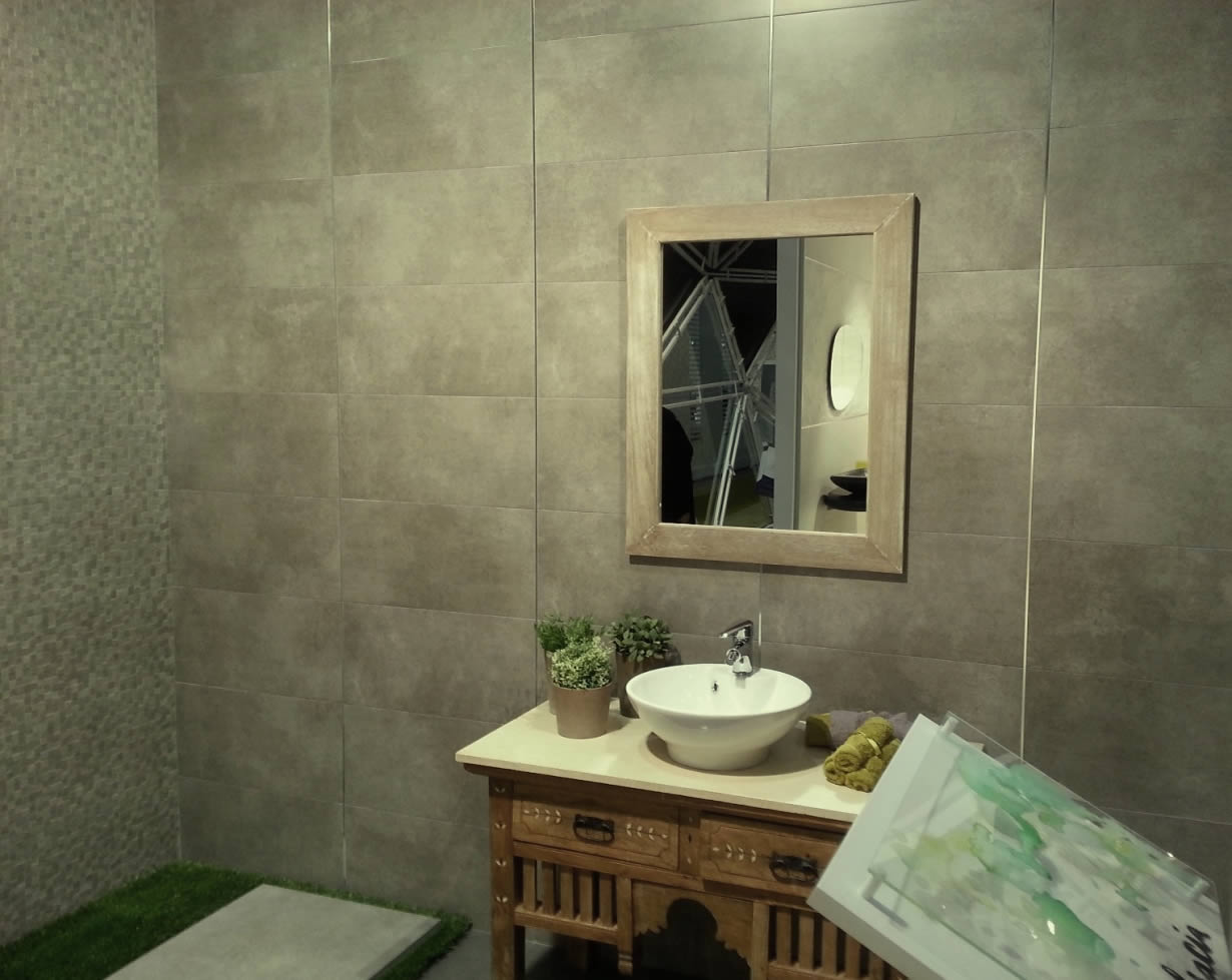 Concrete Look Bathroom Tiles Sydney Designer Industrial Wall